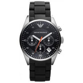 Emporio Armani Men’s Chronograph Quartz Stainless Steel Black Dial 40mm Watch AR5858